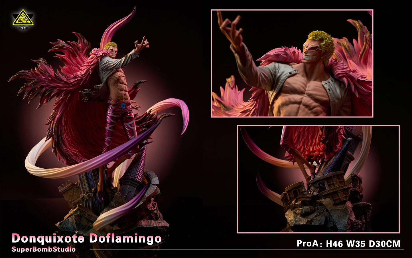 SUPER BOMB STUDIO – ONE PIECE: THIRD ANNIVERSARY DOFLAMINGO [PRE-ORDER]
