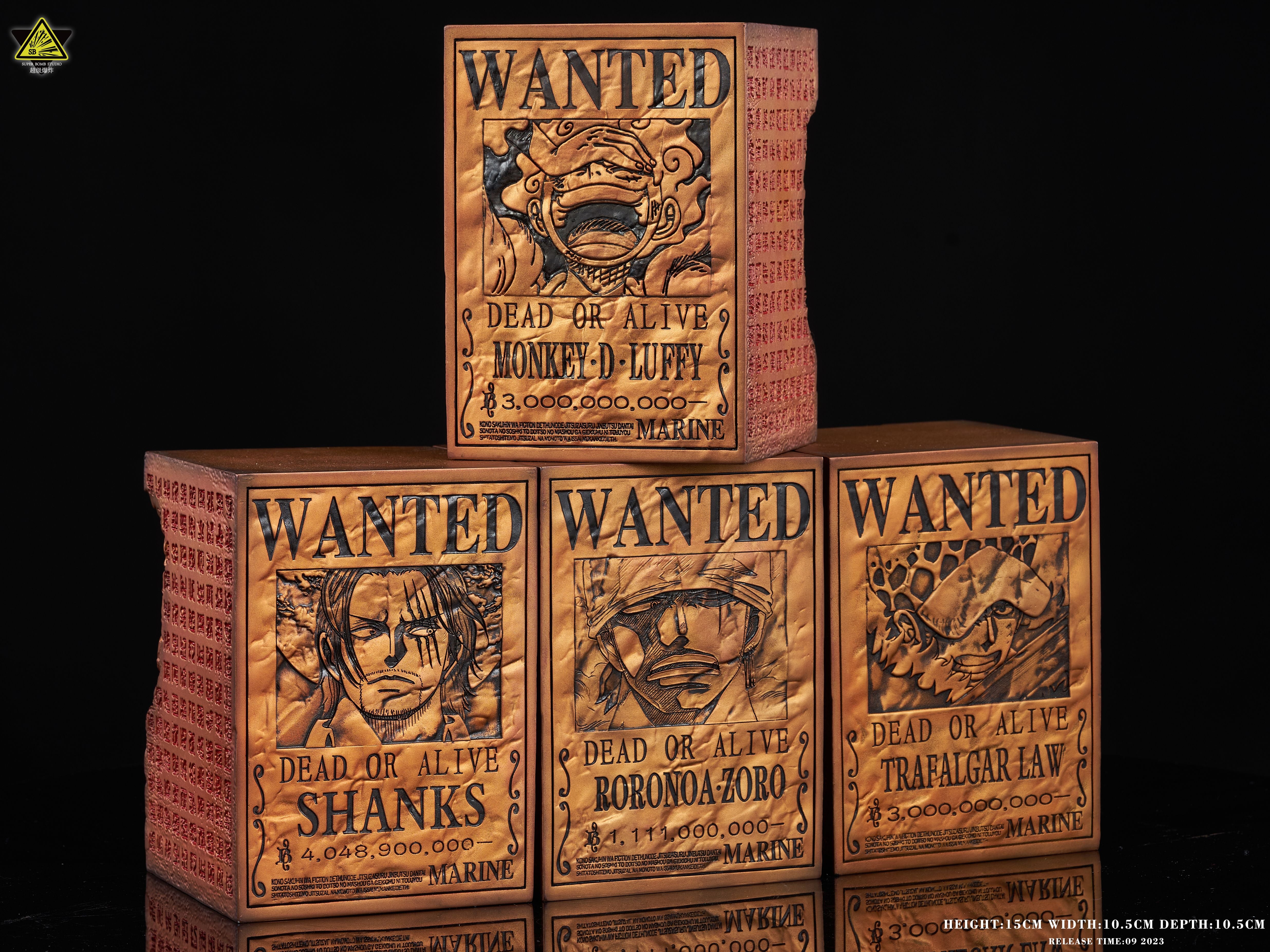 SUPER BOMB STUDIO – ONE PIECE: WANTED POSTER PONEGLYPH [IN STOCK