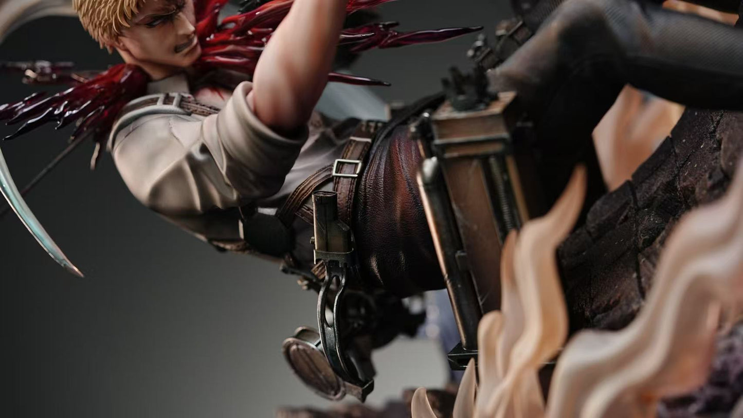 SURE STUDIO - ATTACK ON TITAN: SSS TITAN BATTLE SERIES, LEVI VS REINER [PRE-ORDER]