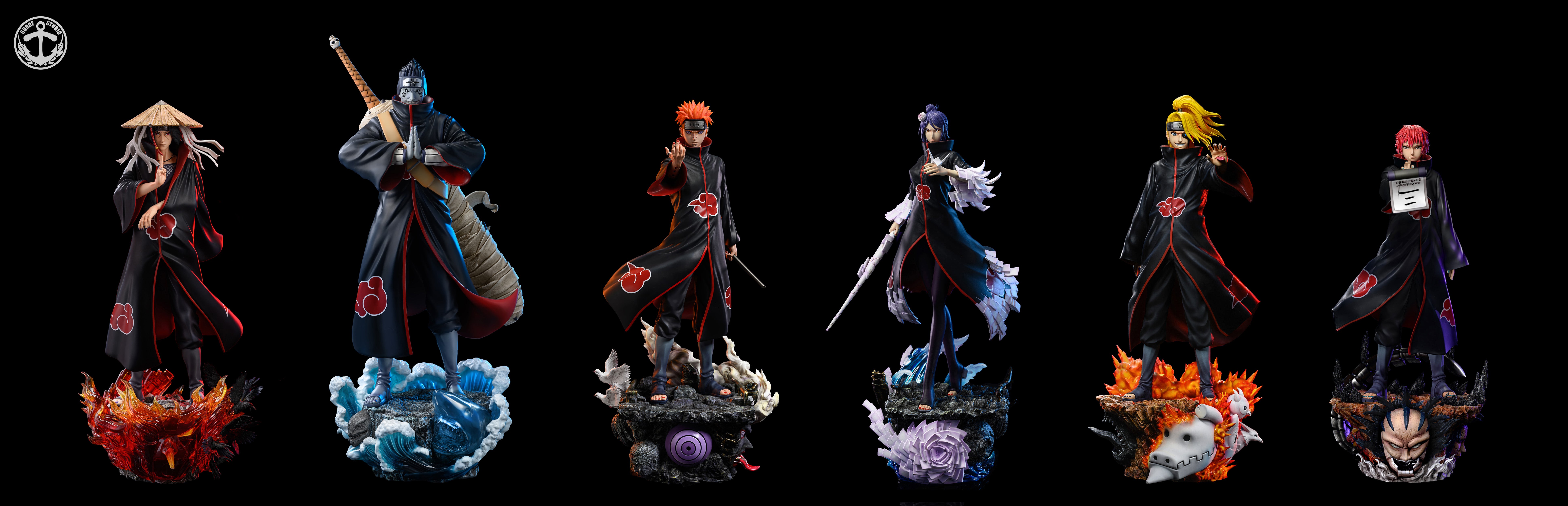 SURGE STUDIO – NARUTO: AKATSUKI STANDING SERIES, DEIDARA AND SURGE STUDIO – NARUTO: AKATSUKI STANDING SERIES, DEIDARA AND