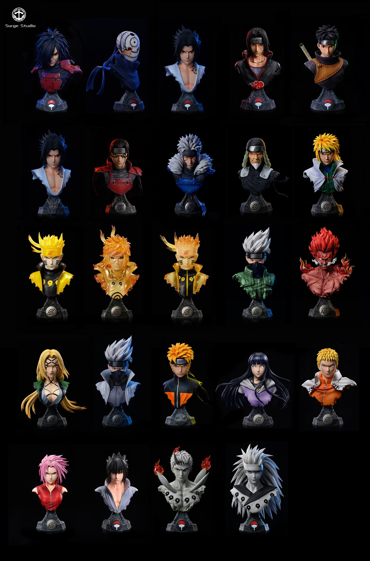 SURGE STUDIO – NARUTO: BUST SERIES, SIX PATHS SAGE MODE MADARA AND OBITO [IN STOCK]