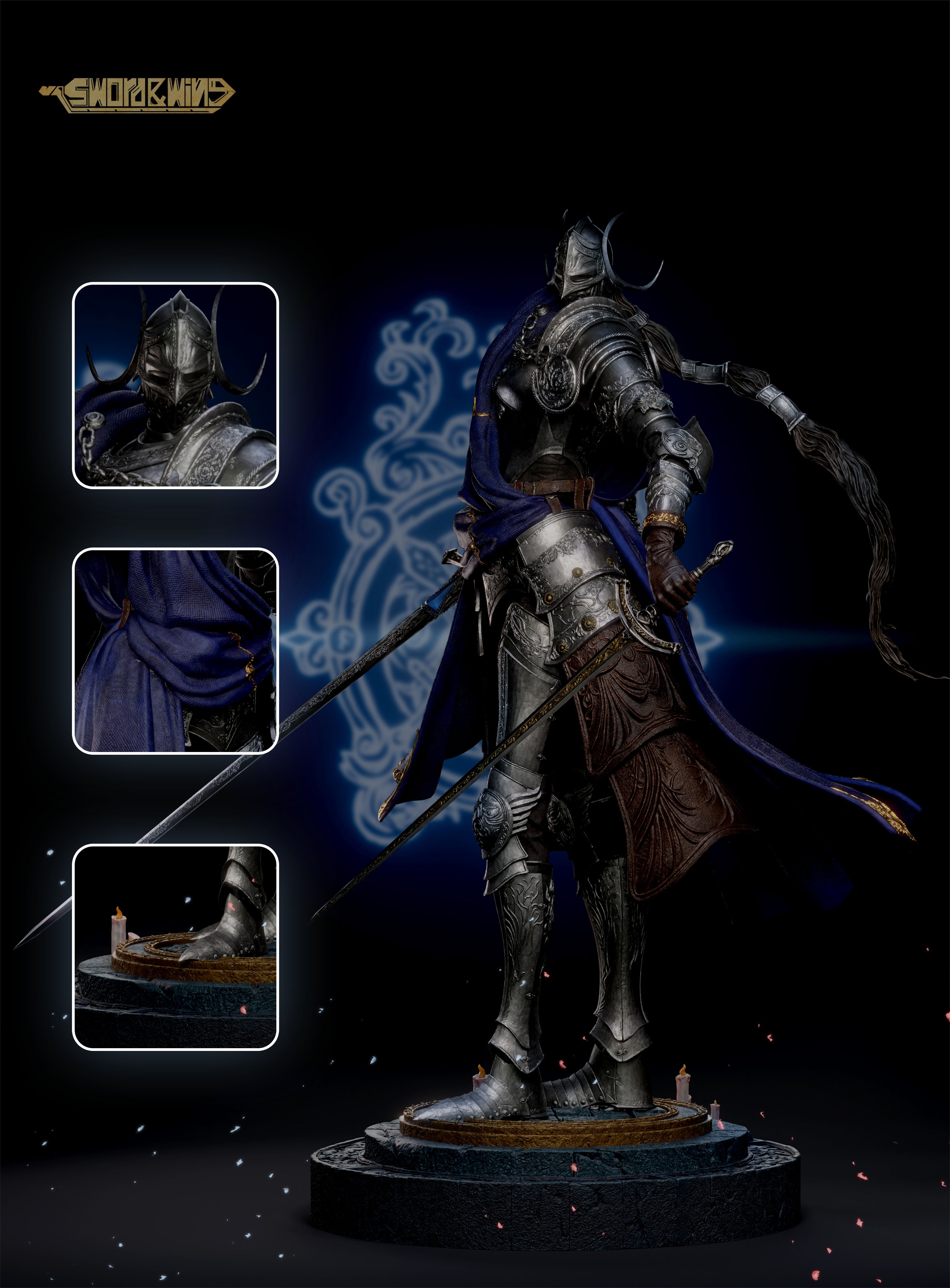 SWORD & WING STUDIO – ELDEN RING: RELLANA, TWIN MOON KNIGHT [IN