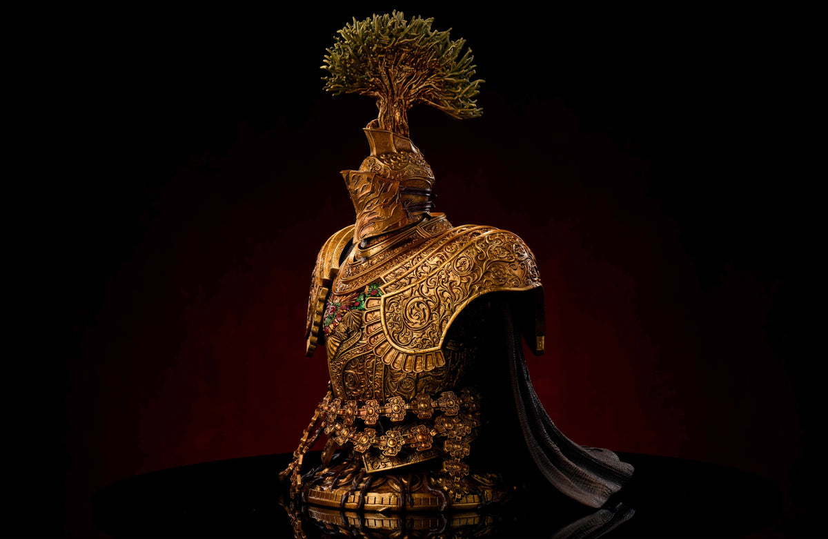 SWORD & WING STUDIO - ELDEN RING TREE SENTINEL, DRACONIC TREE SENTINEL AND HALIGTREE KNIGHT LORETTA BUST 13 10