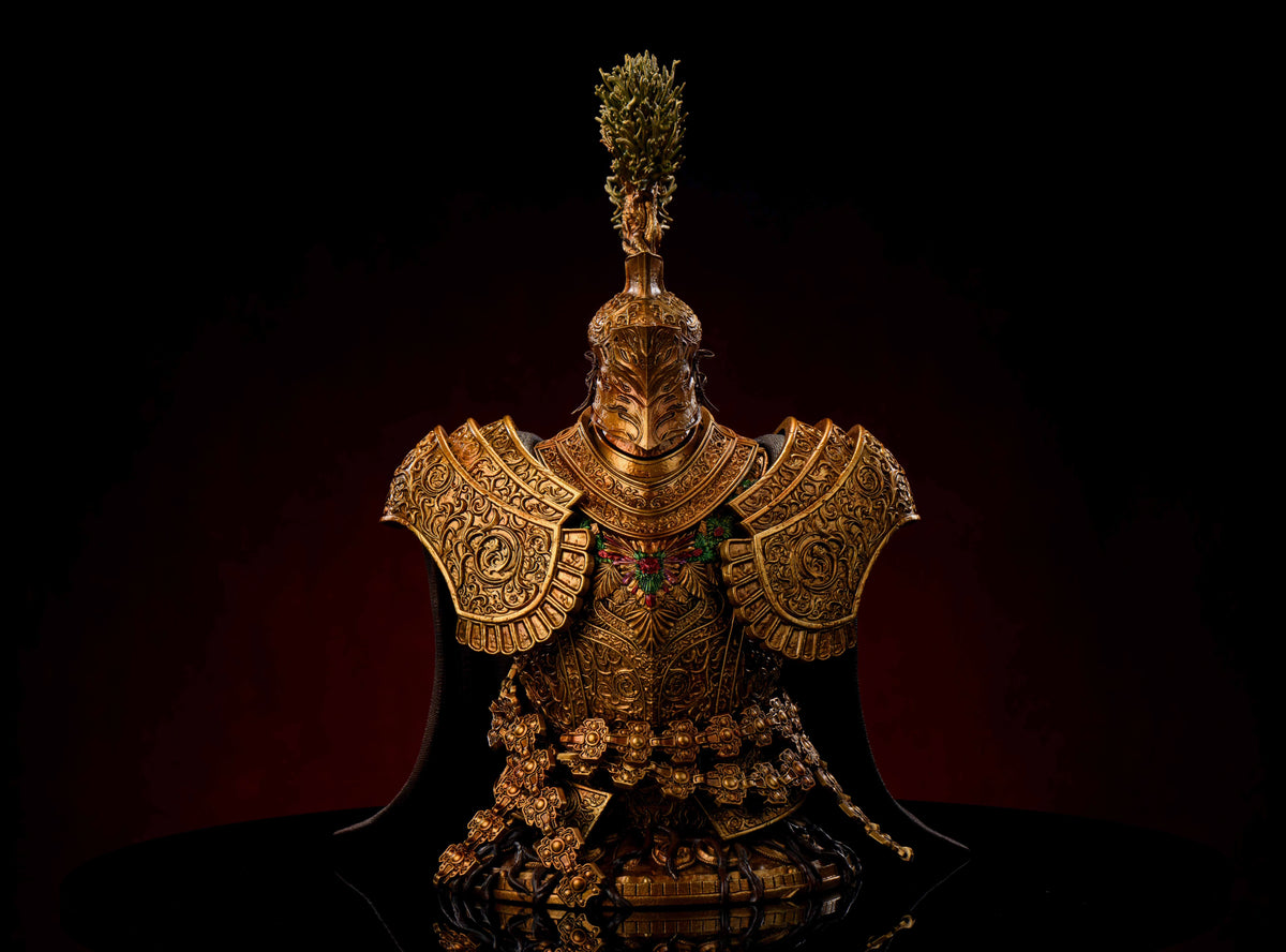 SWORD & WING STUDIO - ELDEN RING TREE SENTINEL, DRACONIC TREE SENTINEL AND HALIGTREE KNIGHT LORETTA BUST 13 28