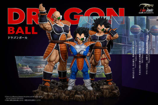 T-REX STUDIO – DRAGON BALL Z: SAIYAN INVASION TRIO, VEGETA, NAPPA AND RADITZ [IN STOCK]