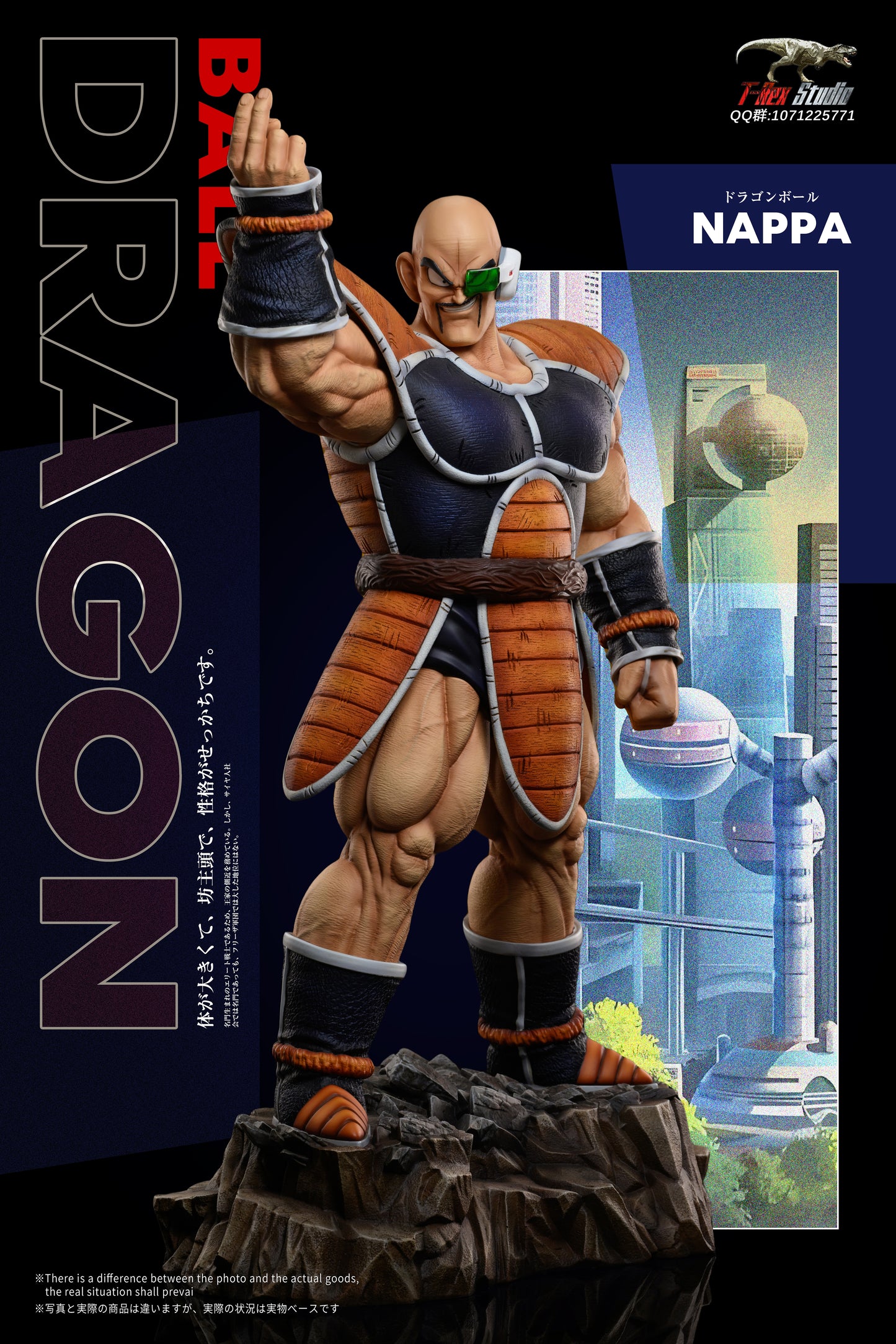 T-REX STUDIO – DRAGON BALL Z: SAIYAN INVASION TRIO, VEGETA, NAPPA AND RADITZ [IN STOCK]