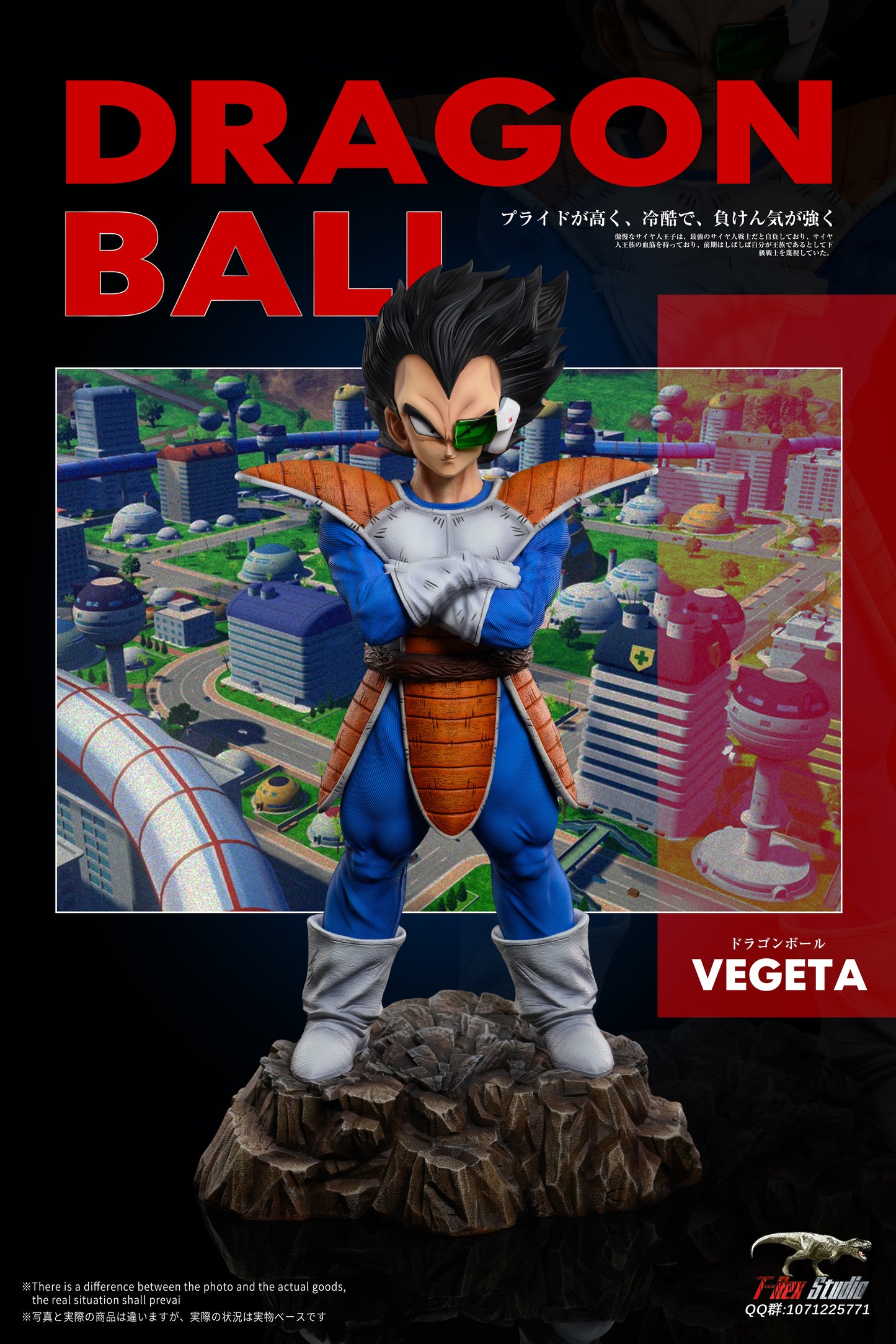 T-REX STUDIO – DRAGON BALL Z: SAIYAN INVASION TRIO, VEGETA, NAPPA AND RADITZ [IN STOCK]