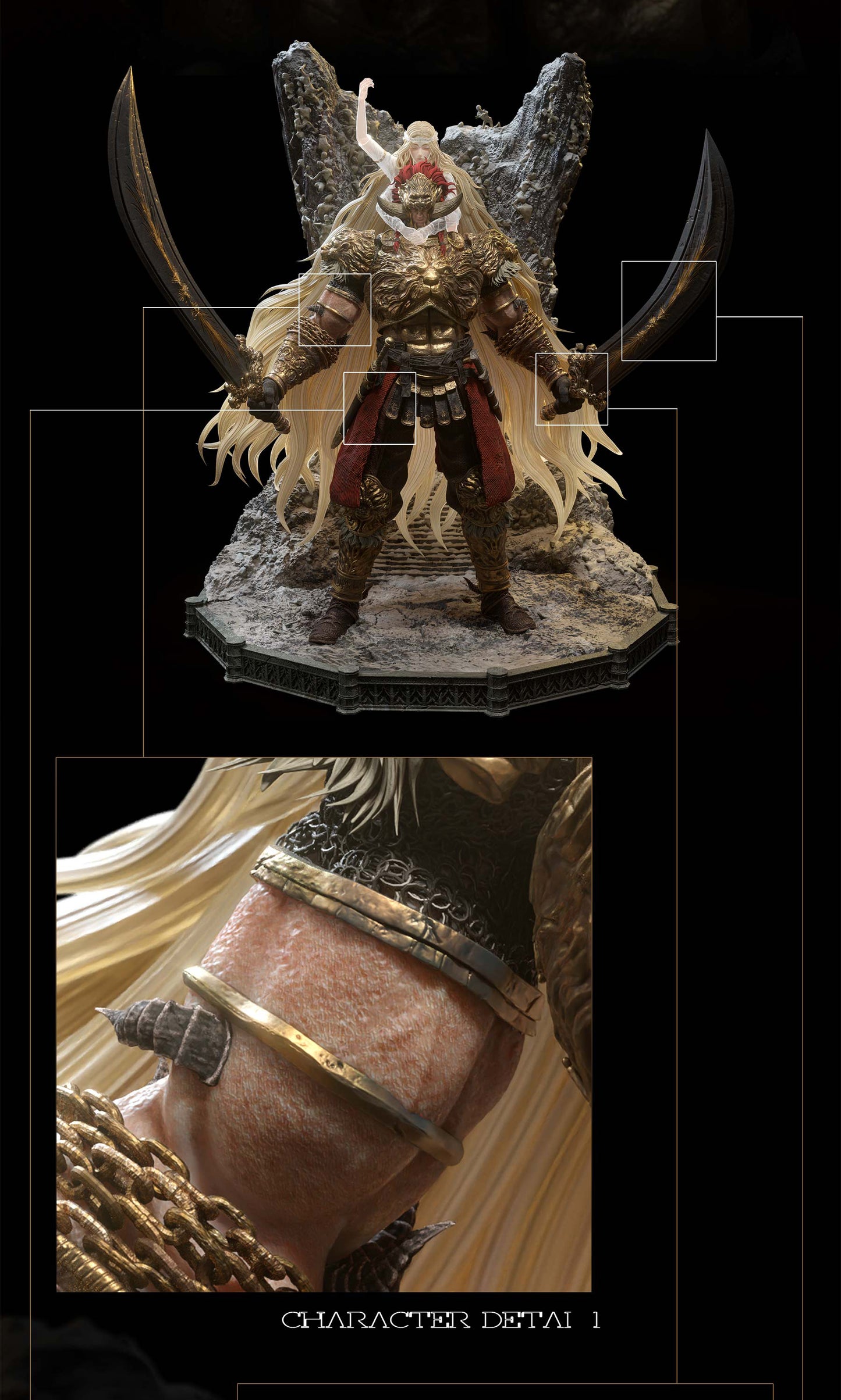 THIRD EYE STUDIO – ELDEN RING: 3. PROMISED CONSORT RADAHN AND RADAHN, CONSORT OF MIQUELLA [PRE-ORDER]