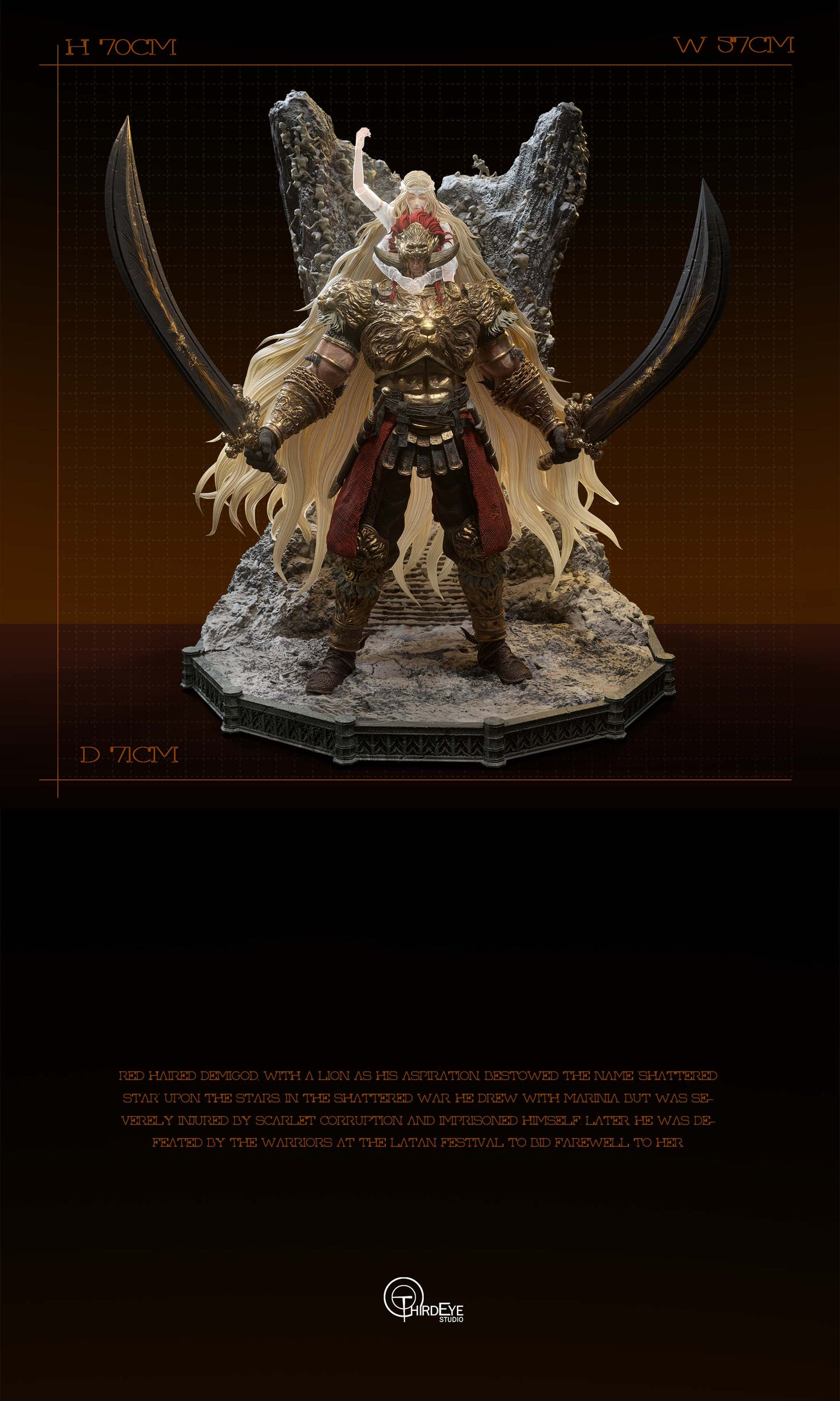 THIRD EYE STUDIO – ELDEN RING: 3. PROMISED CONSORT RADAHN AND RADAHN, CONSORT OF MIQUELLA [PRE-ORDER]