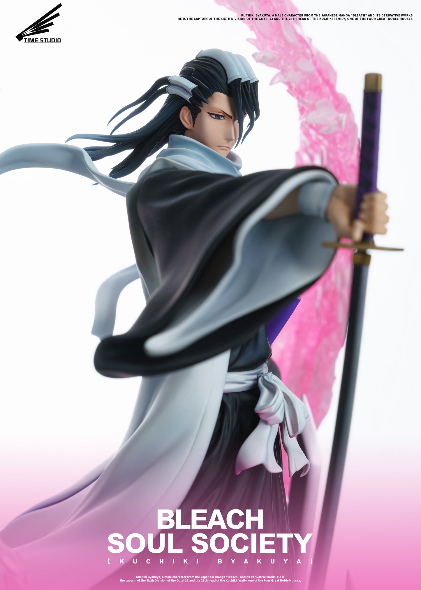 TIME STUDIO – BLEACH: GOTEI 13 SERIES 2. BYAKUYA KUCHIKI [PRE-ORDER]