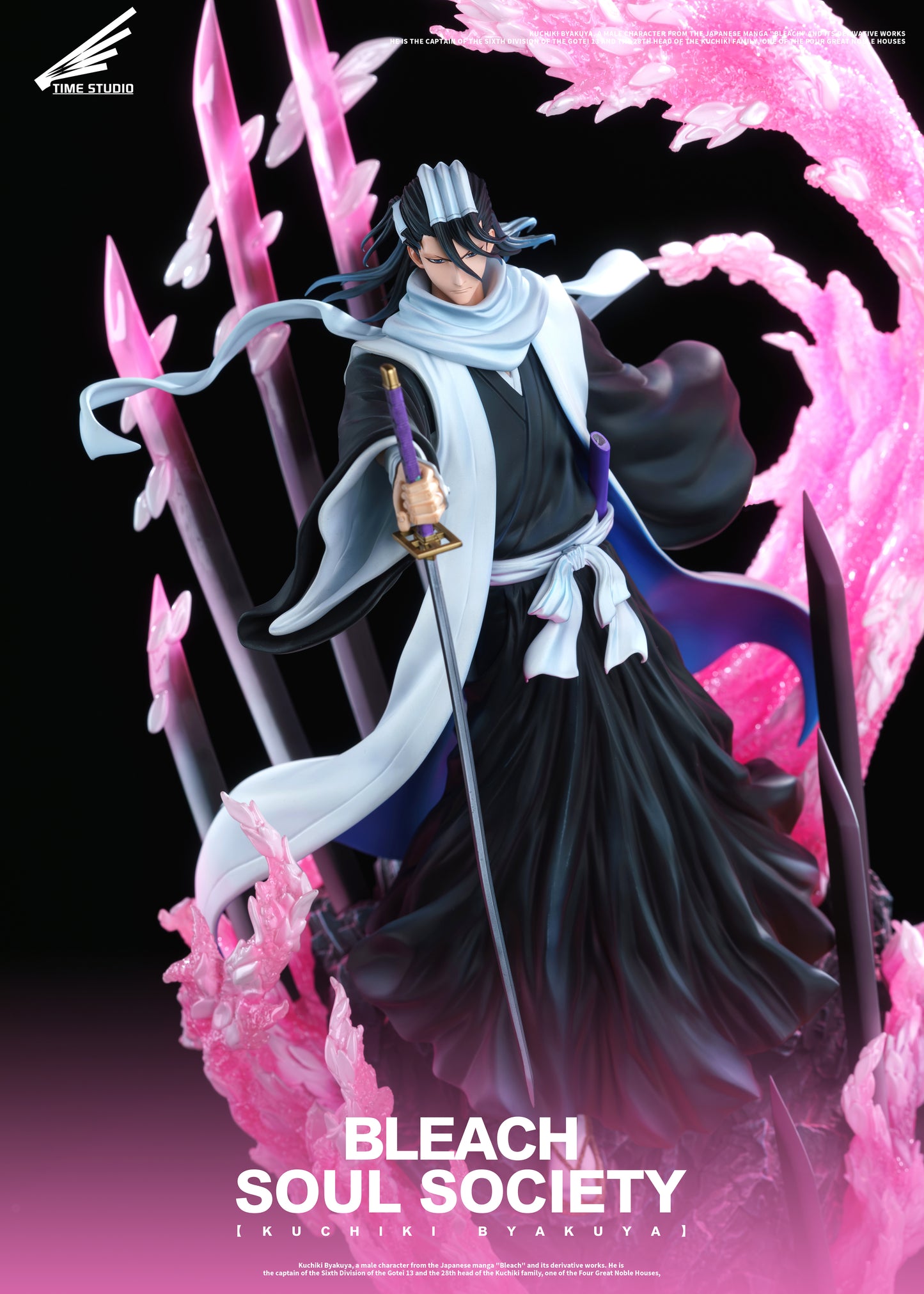 TIME STUDIO – BLEACH: GOTEI 13 SERIES 2. BYAKUYA KUCHIKI [PRE-ORDER]