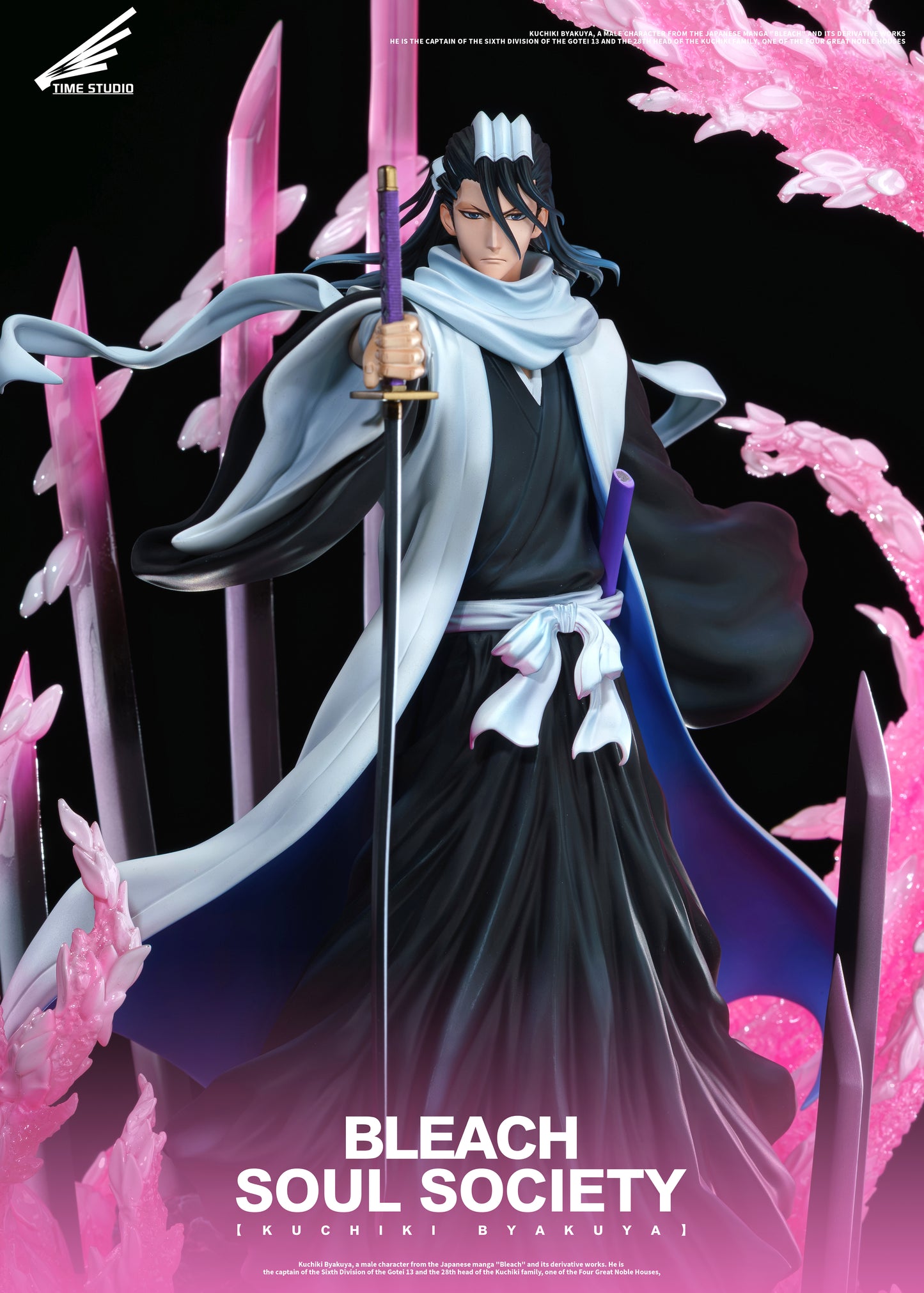 TIME STUDIO – BLEACH: GOTEI 13 SERIES 2. BYAKUYA KUCHIKI [PRE-ORDER]