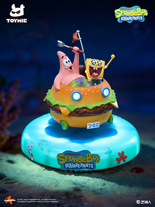 TOYMIE STUDIO – SPONGEBOB SQUAREPANTS: KRABBY PATTY WAGON FLOATING NIGHT LIGHT (LICENSED) [PRE-ORDER]