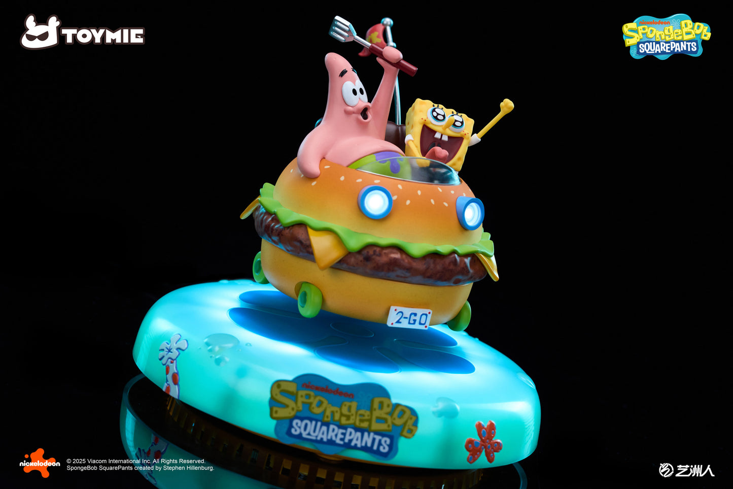 TOYMIE STUDIO – SPONGEBOB SQUAREPANTS: KRABBY PATTY WAGON FLOATING NIGHT LIGHT (LICENSED) [PRE-ORDER]