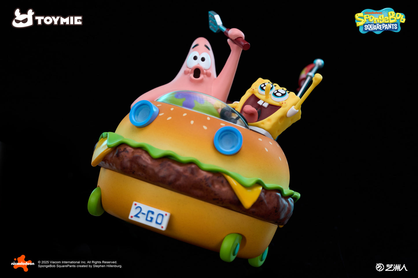 TOYMIE STUDIO – SPONGEBOB SQUAREPANTS: KRABBY PATTY WAGON FLOATING NIGHT LIGHT (LICENSED) [PRE-ORDER]