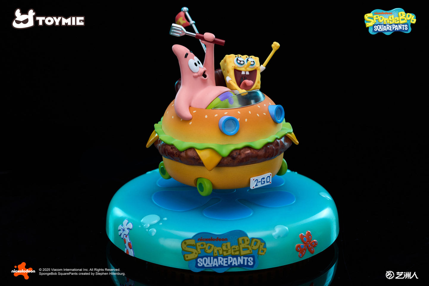 TOYMIE STUDIO – SPONGEBOB SQUAREPANTS: KRABBY PATTY WAGON FLOATING NIGHT LIGHT (LICENSED) [PRE-ORDER]