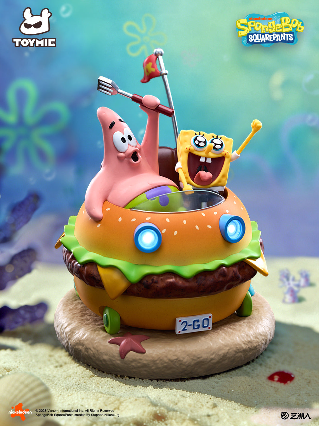 TOYMIE STUDIO – SPONGEBOB SQUAREPANTS: KRABBY PATTY WAGON FLOATING NIGHT LIGHT (LICENSED) [PRE-ORDER]