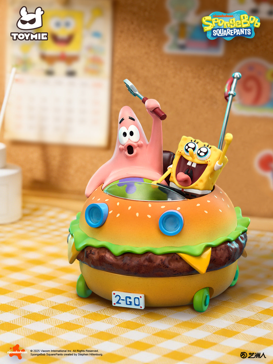 TOYMIE STUDIO – SPONGEBOB SQUAREPANTS: KRABBY PATTY WAGON FLOATING NIGHT LIGHT (LICENSED) [PRE-ORDER]