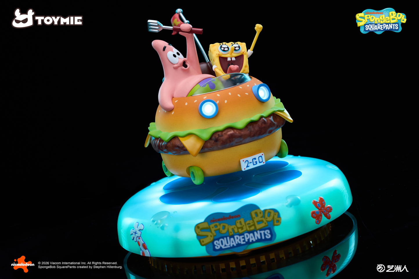 TOYMIE STUDIO – SPONGEBOB SQUAREPANTS: KRABBY PATTY WAGON FLOATING NIGHT LIGHT (LICENSED) [PRE-ORDER]