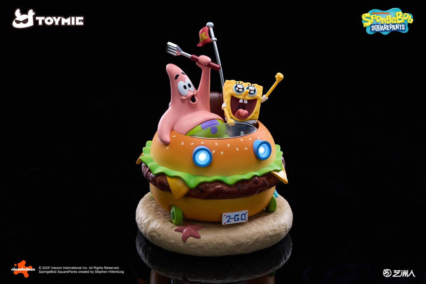 TOYMIE STUDIO – SPONGEBOB SQUAREPANTS: KRABBY PATTY WAGON FLOATING NIGHT LIGHT (LICENSED) [PRE-ORDER]
