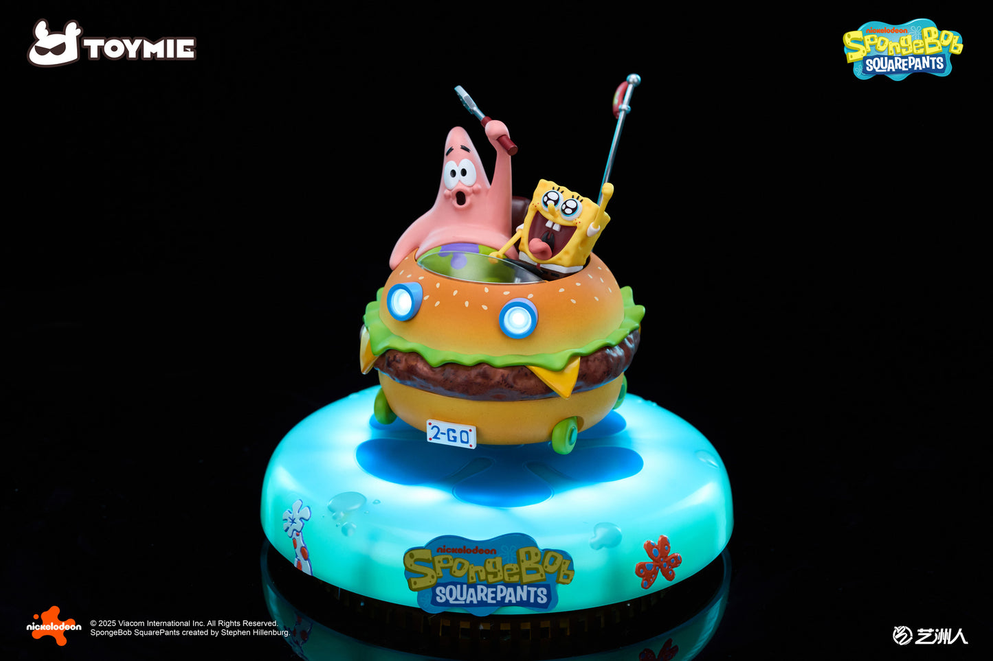 TOYMIE STUDIO – SPONGEBOB SQUAREPANTS: KRABBY PATTY WAGON FLOATING NIGHT LIGHT (LICENSED) [PRE-ORDER]