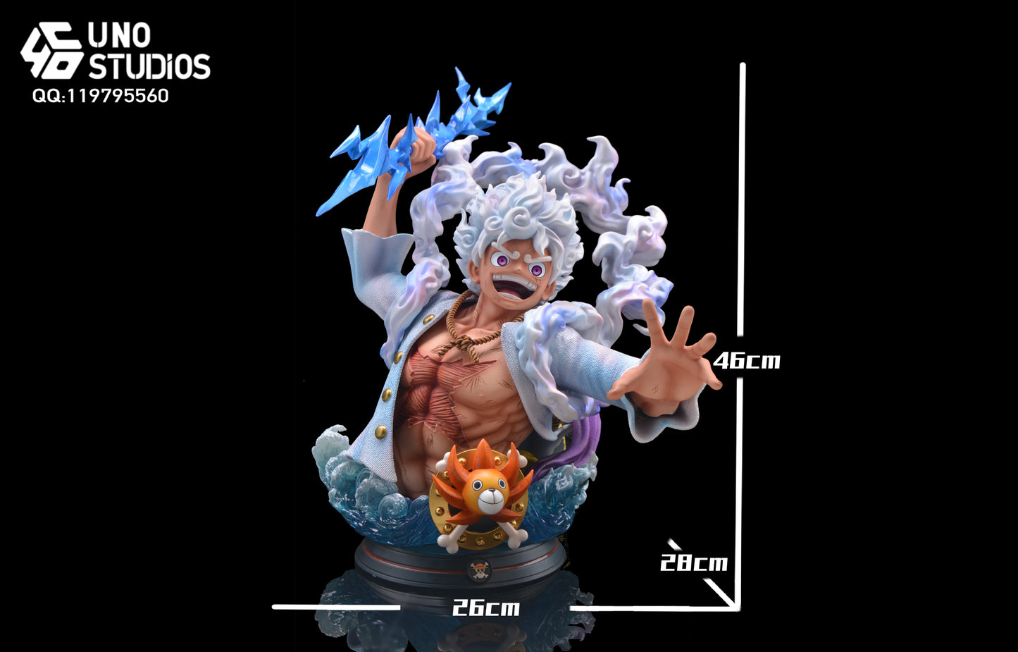 UNO STUDIO – ONE PIECE: BUST SERIES 1. NIKA LUFFY [IN STOCK]