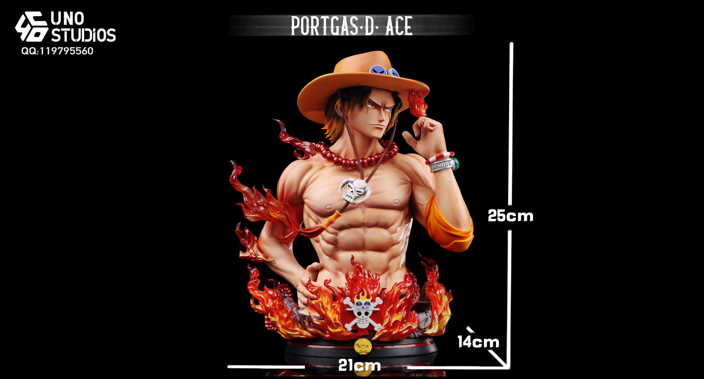 UNO STUDIO – ONE PIECE: BUST SERIES 3. ACE [IN STOCK]