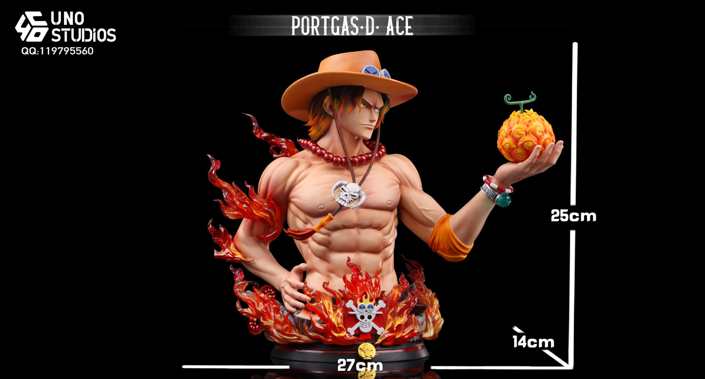 UNO STUDIO – ONE PIECE: BUST SERIES 3. ACE [IN STOCK]