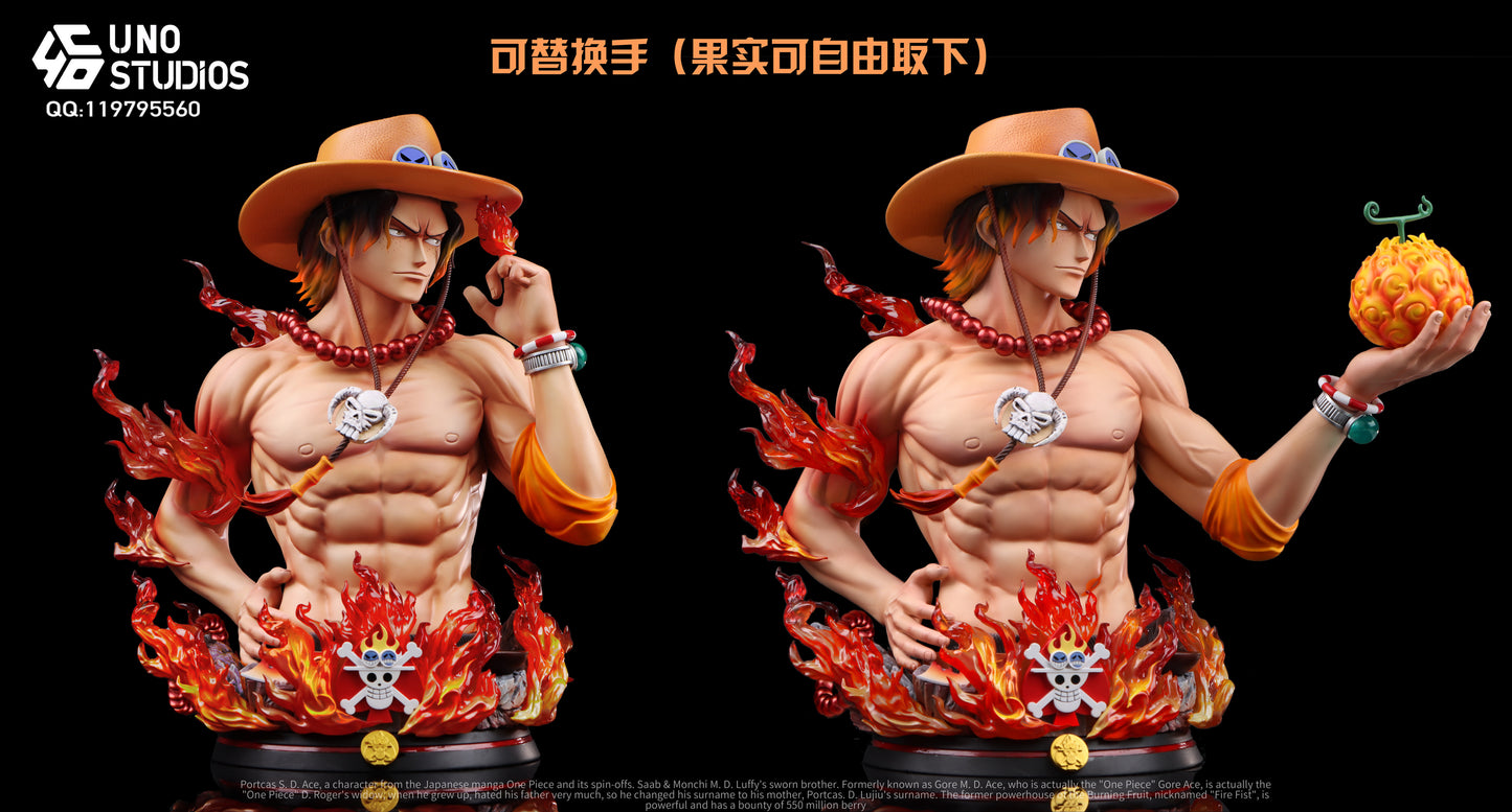UNO STUDIO – ONE PIECE: BUST SERIES 3. ACE [IN STOCK]