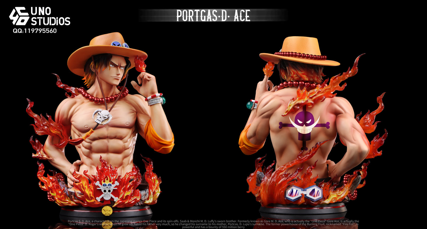 UNO STUDIO – ONE PIECE: BUST SERIES 3. ACE [IN STOCK]