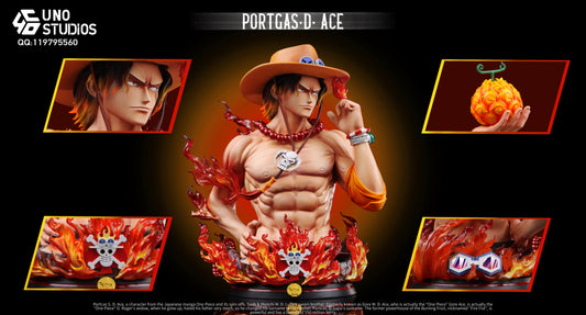 UNO STUDIO – ONE PIECE: BUST SERIES 3. ACE [IN STOCK]