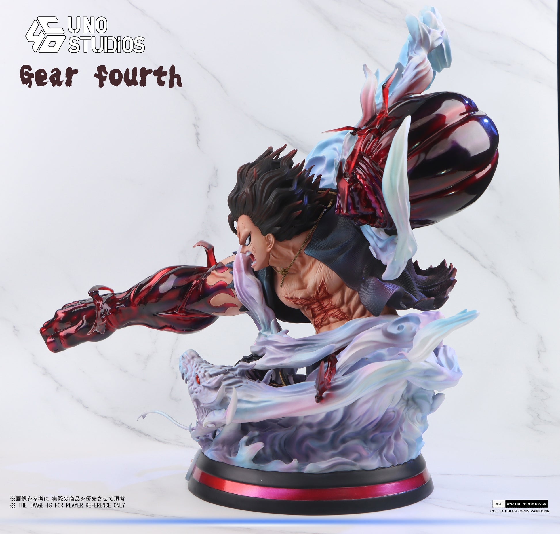 luffy gear 4 statue UNO STUDIO – ONE PIECE: BUST SERIES, GEAR FOURTH SNAKEMAN LUFFY [PRE-O – FF COLLECTIBLES