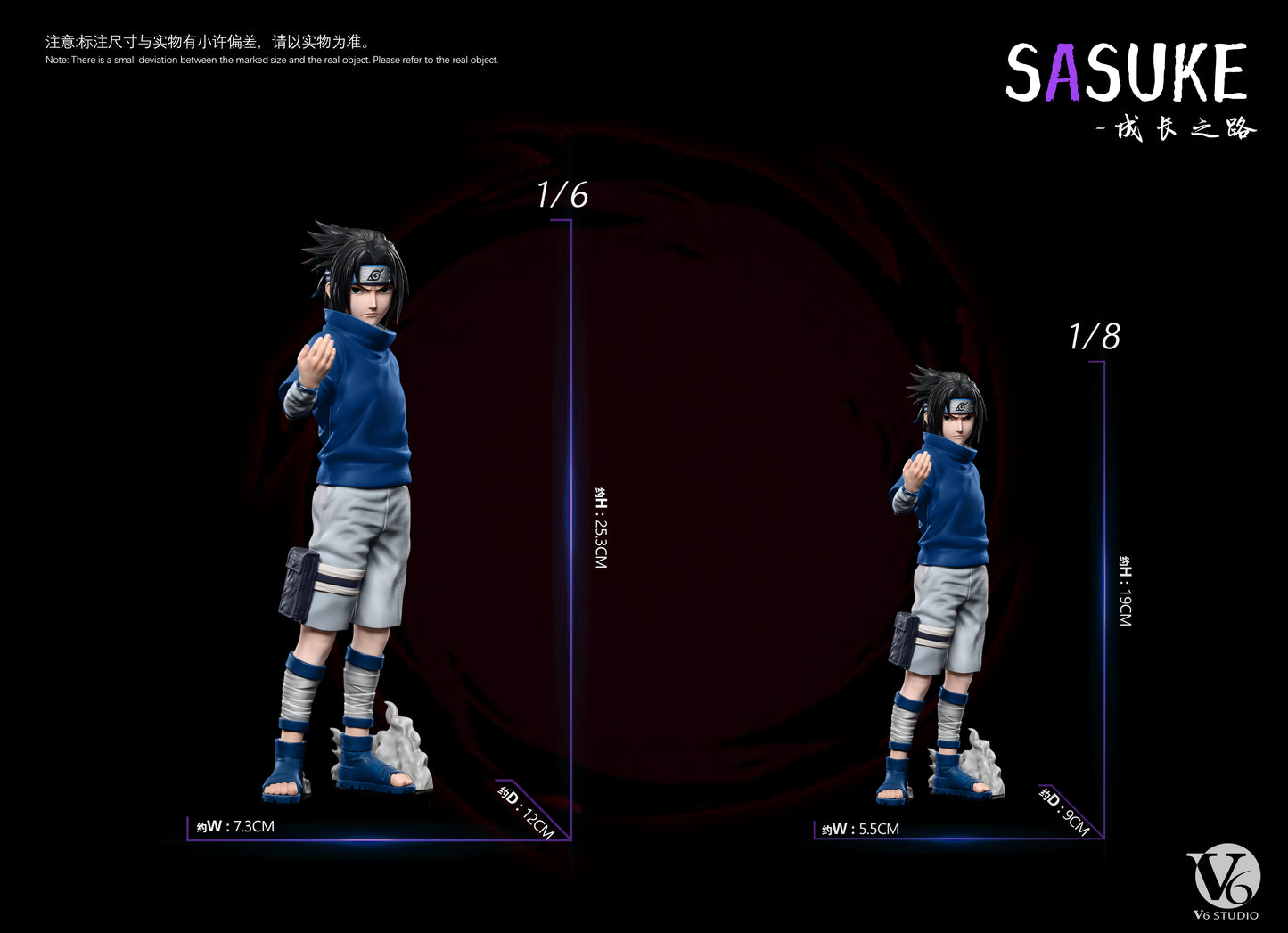 V6 STUDIO – NARUTO: LIFE OF NARUTO AND SASUKE SERIES, PART 2 [IN STOCK]