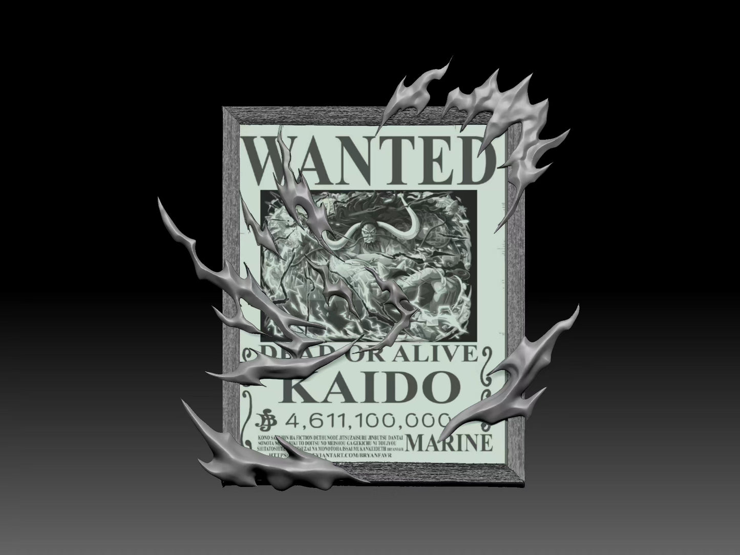 WAKE STUDIO – ONE PIECE: FOUR EMPERORS SERIES 1. SITTING POSE KAIDO [IN STOCK]