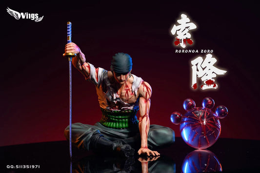 WINGS STUDIO – ONE PIECE: SITTING POSE SERIES 1. BLOODY ZORO [SOLD OUT]