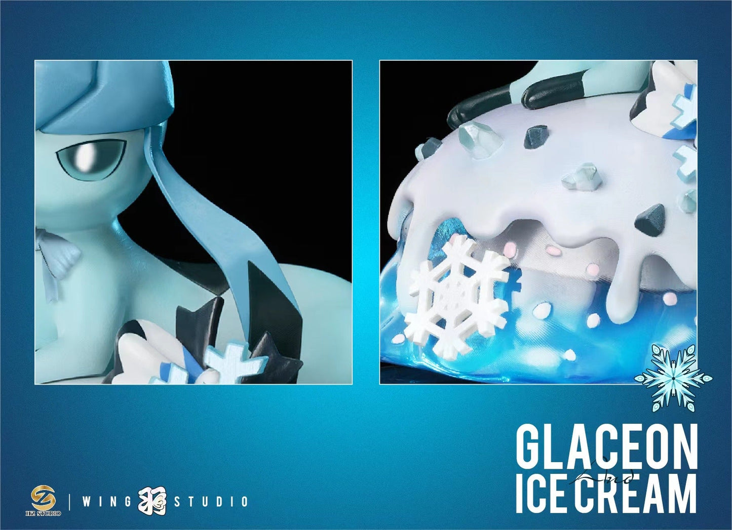 WING x HZ STUDIO – POKEMON: DESSERT SERIES 03. GLACEON ICE CREAM [SOLD OUT]