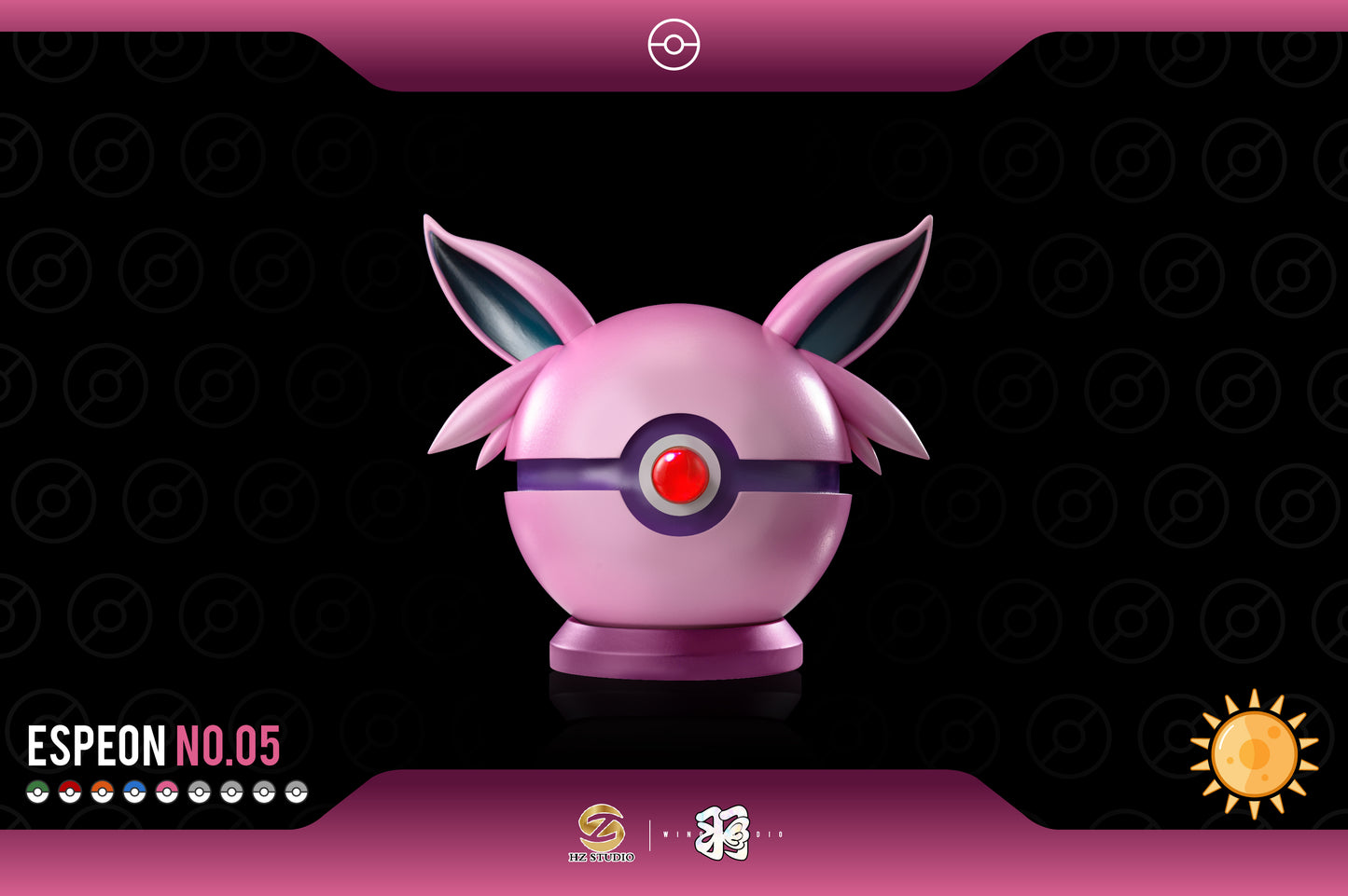 WING x HZ STUDIO – POKEMON: EEVEE POKE BALL SERIES 05. ESPEON POKE BALL [IN STOCK]