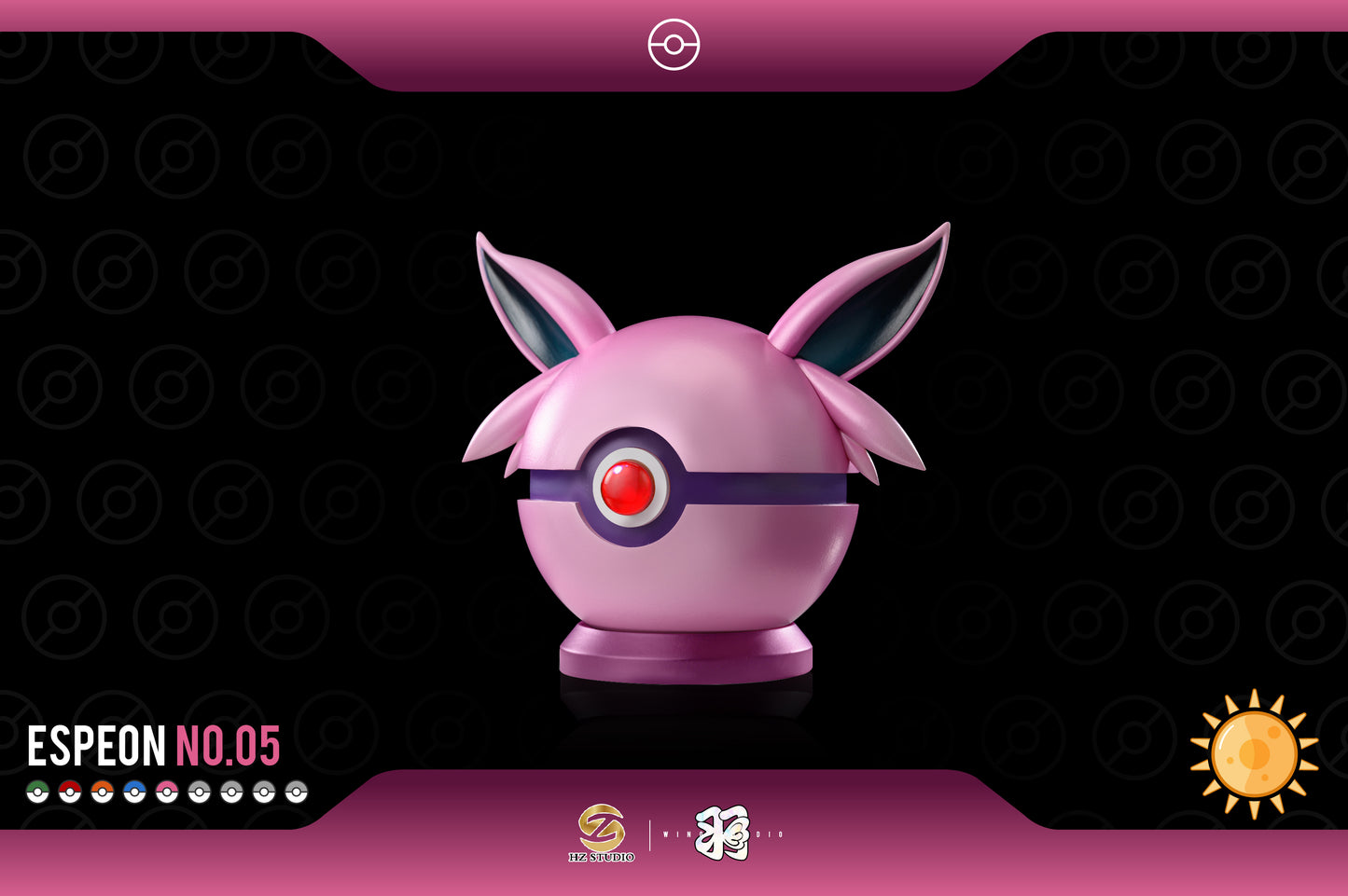 WING x HZ STUDIO – POKEMON: EEVEE POKE BALL SERIES 05. ESPEON POKE BALL [IN STOCK]