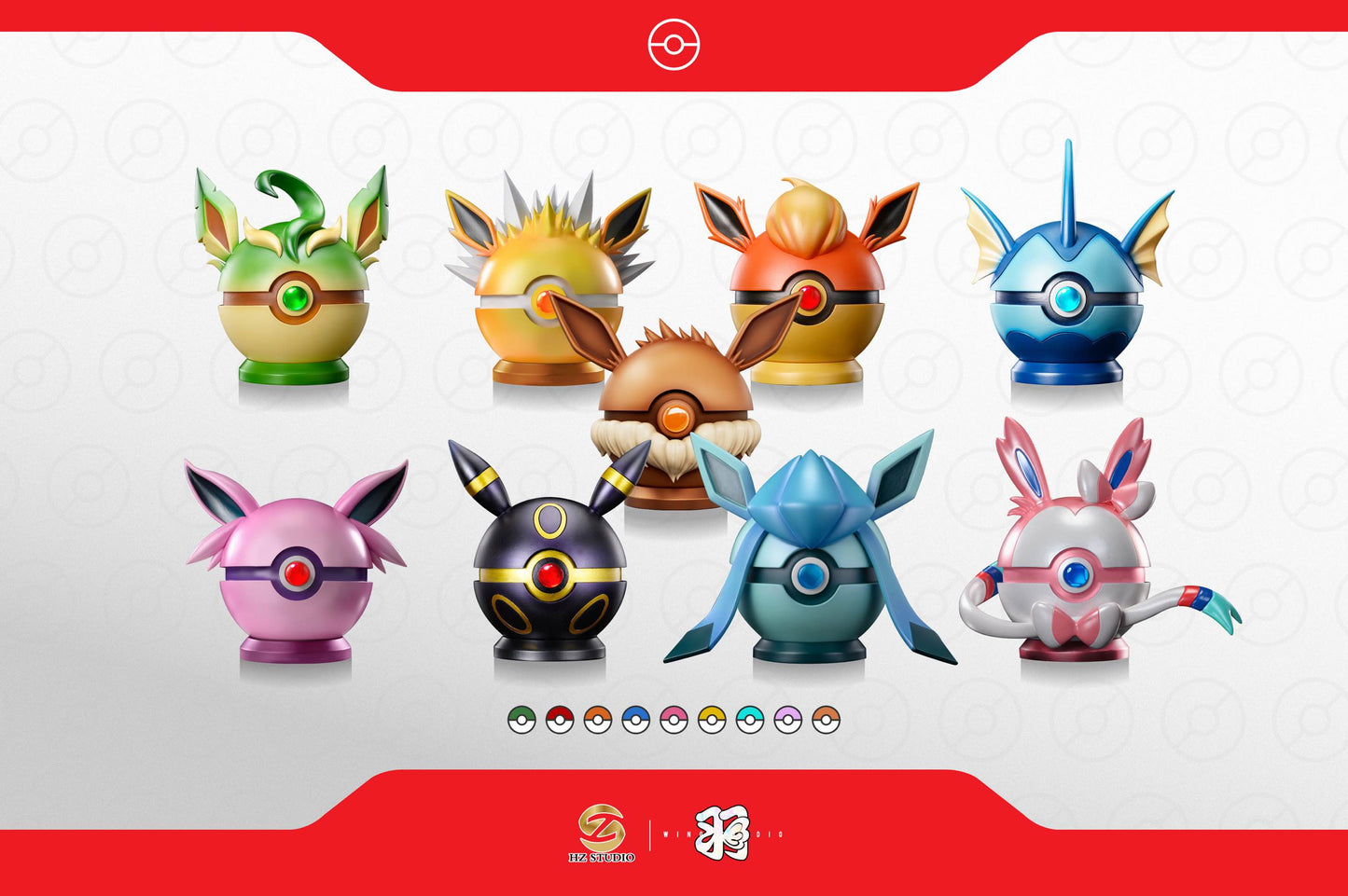 WING x HZ STUDIO – POKEMON: EEVEE POKE BALL SERIES 09. EEVEE POKE BALL [PRE-ORDER]