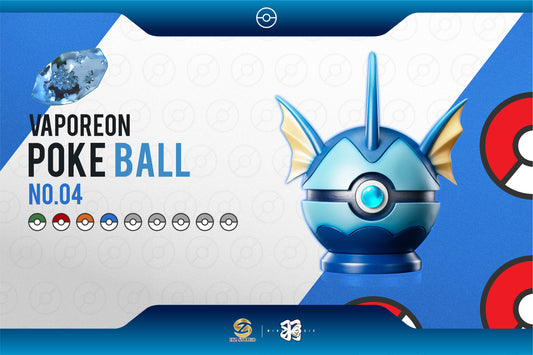 WING x HZ STUDIO – POKEMON: EEVEE POKE BALL SERIES 04. VAPOREON POKE BALL [IN STOCK]