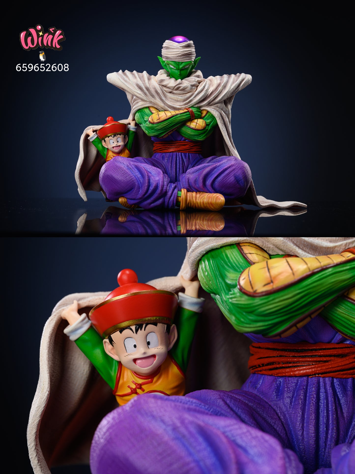 WINK STUDIO – DRAGON BALL Z: SITTING SERIES 3. PICCOLO AND GOHAN [SOLD OUT]