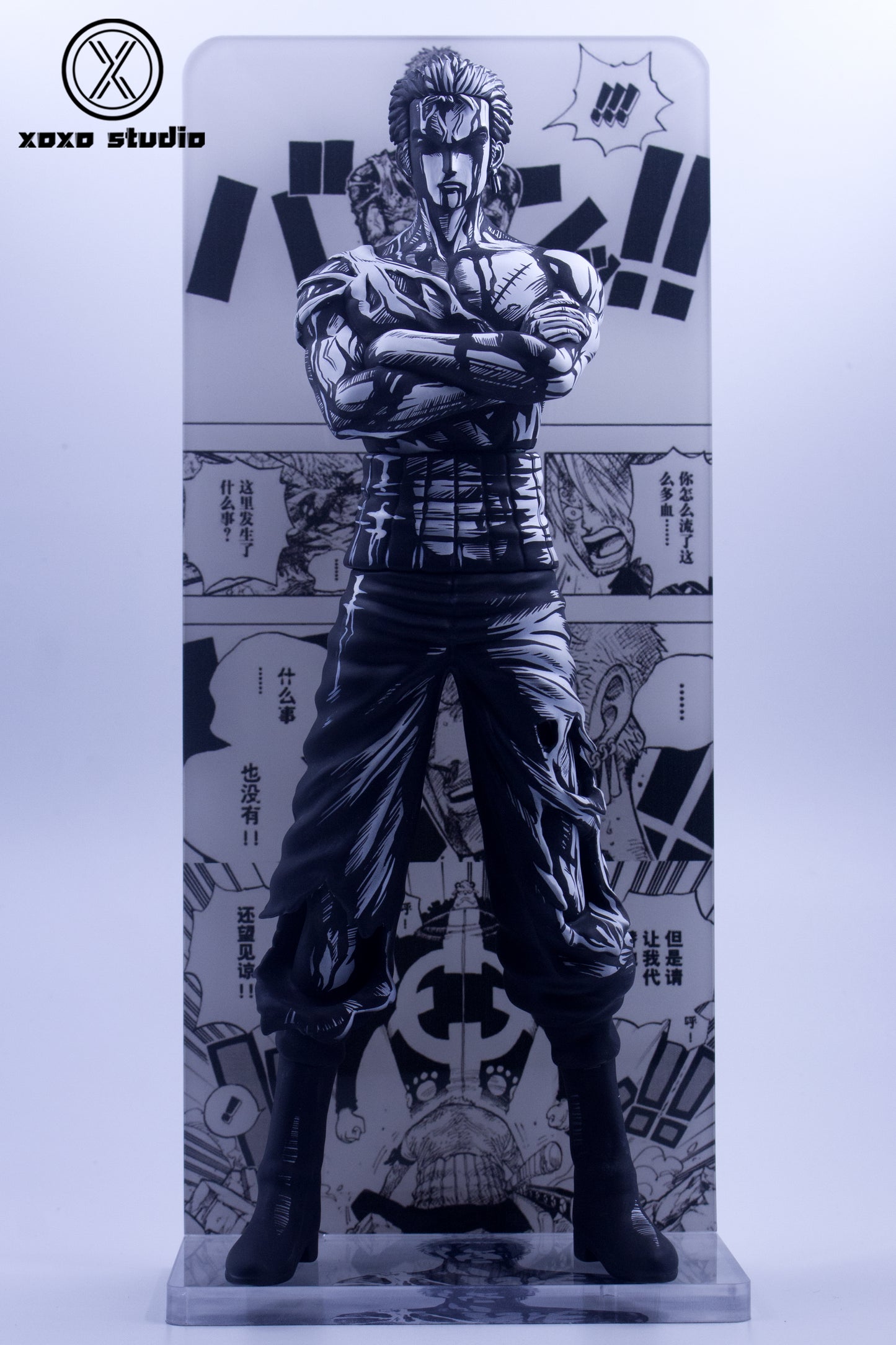 XOXO STUDIO – ONE PIECE: BLACK AND WHITE MANGA SERIES, BLOODY ZORO [IN STOCK]