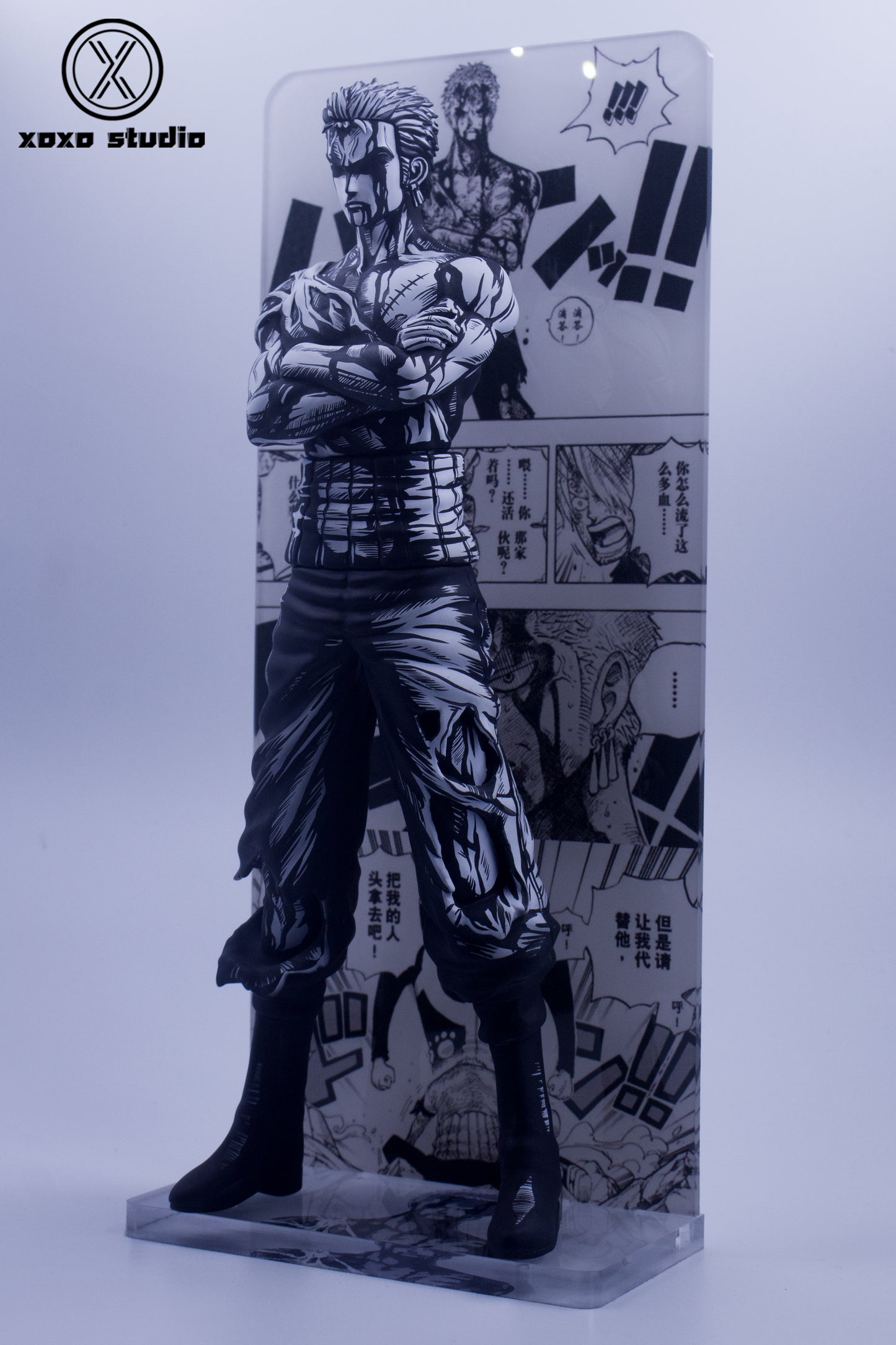 XOXO STUDIO – ONE PIECE: BLACK AND WHITE MANGA SERIES, BLOODY ZORO [IN STOCK]