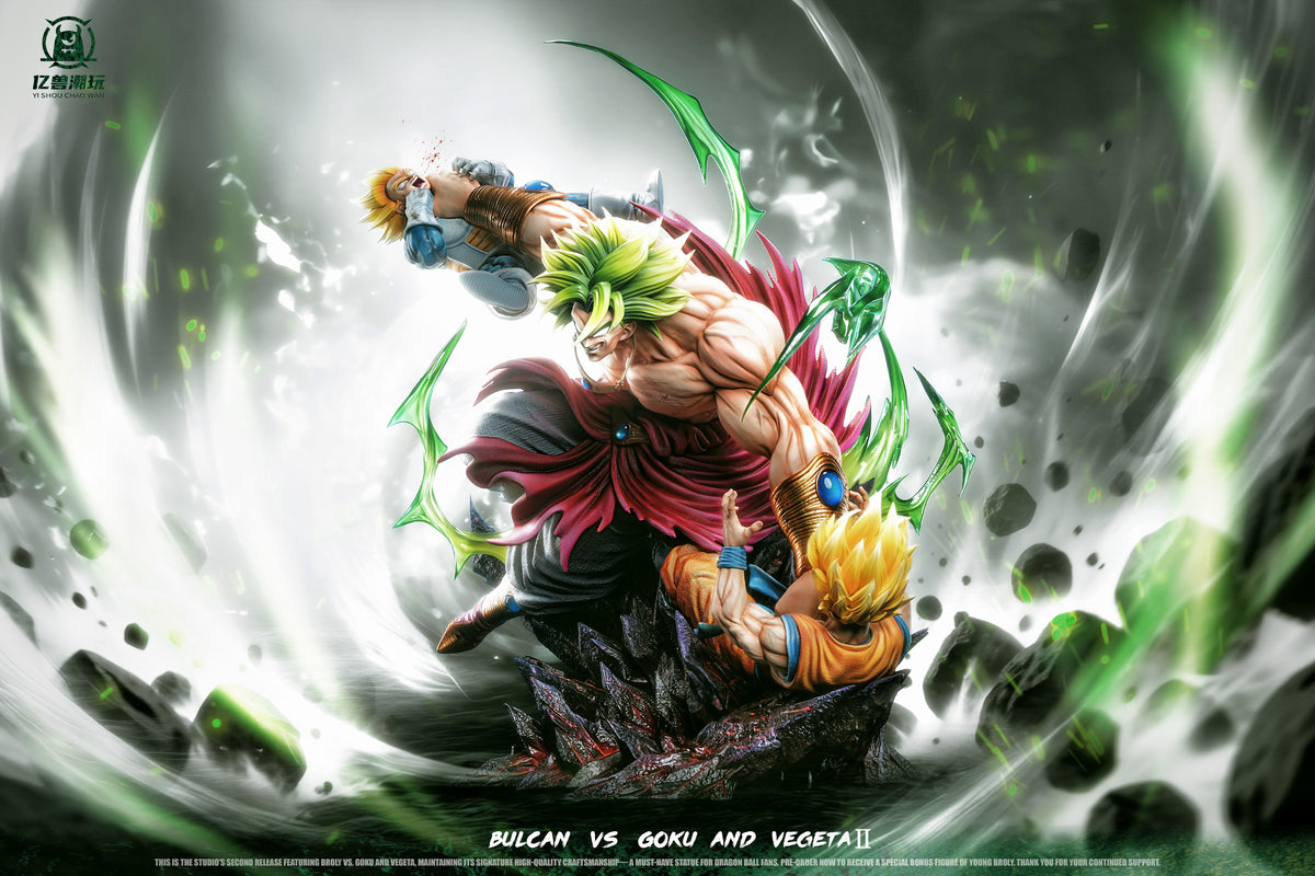 YI SHOU STUDIO - DRAGON BALL Z BROLY VS GOKU AND VEGETA 2.0 1