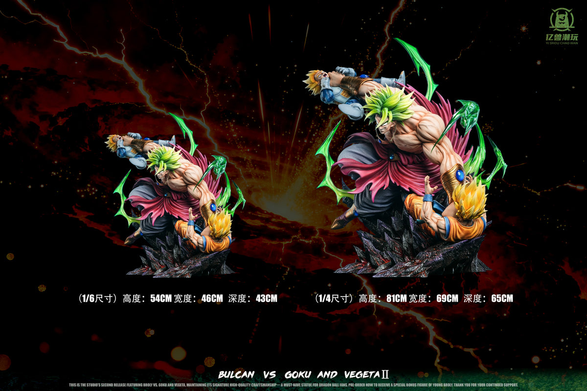 YI SHOU STUDIO - DRAGON BALL Z BROLY VS GOKU AND VEGETA 2.0 12
