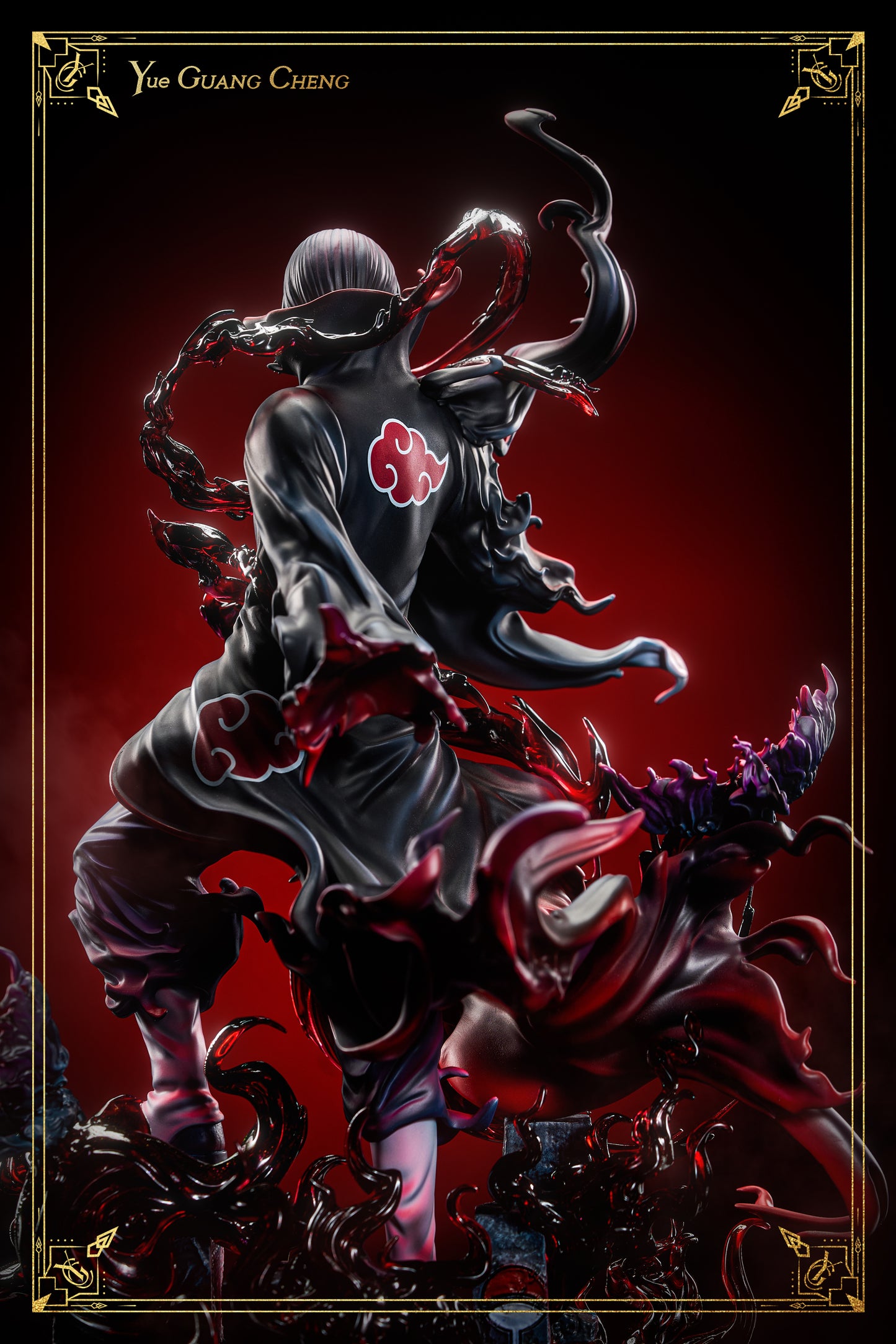 YUE GUANG CHENG STUDIO – NARUTO: UKIYO-E ART STYLE SERIES 1. ITACHI UCHIHA [IN STOCK]