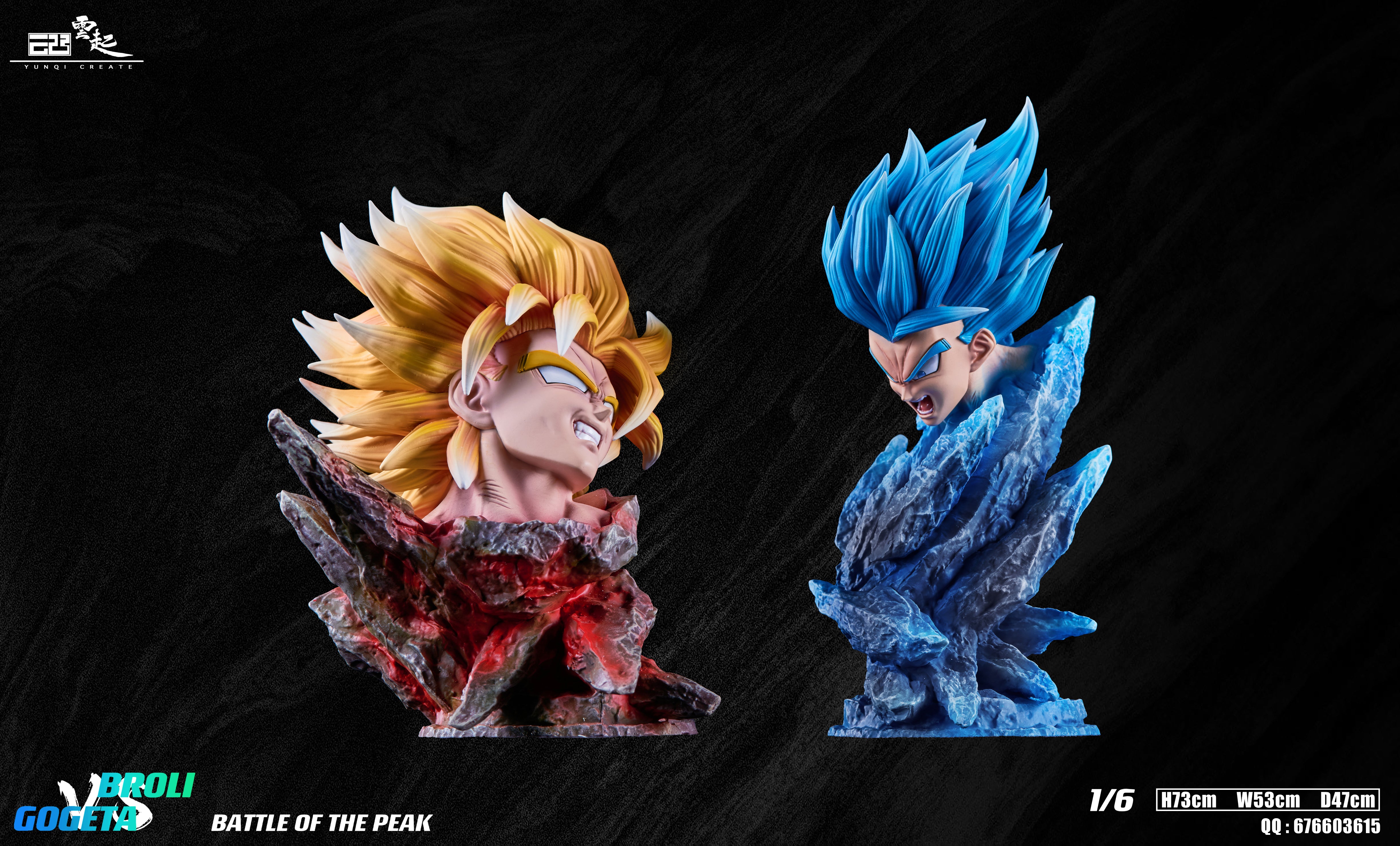 はせYuqi Studio のゴジータ YUNQI STUDIO – DRAGON BALL Z: NO.9 BATTLE OF THE PEAK, BROLY VS