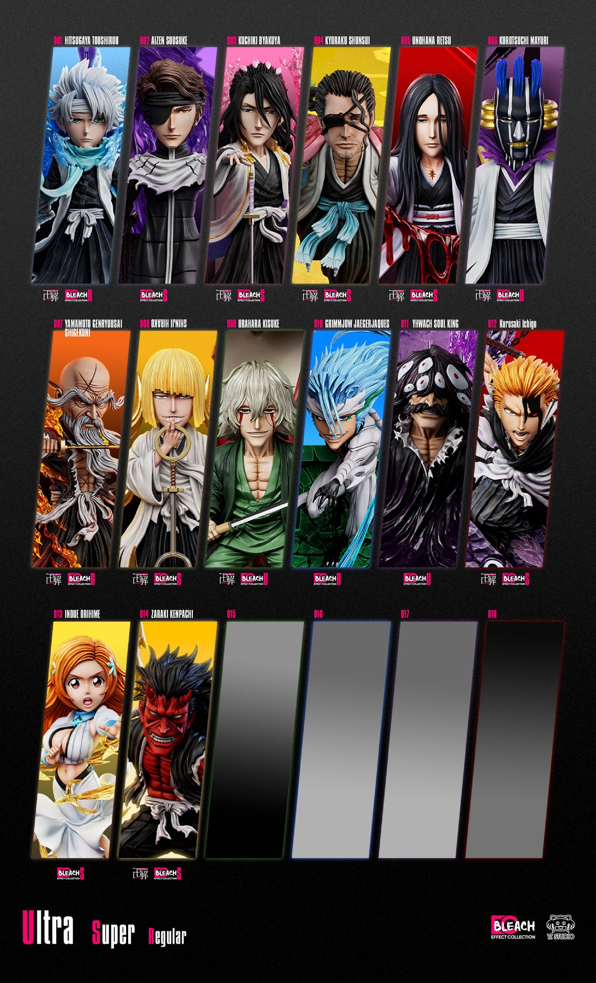 YZ STUDIO - BLEACH EFFECT COLLECTION SERIES 13. SHUN SHUN RIKKA ORIHIME INOUE 13