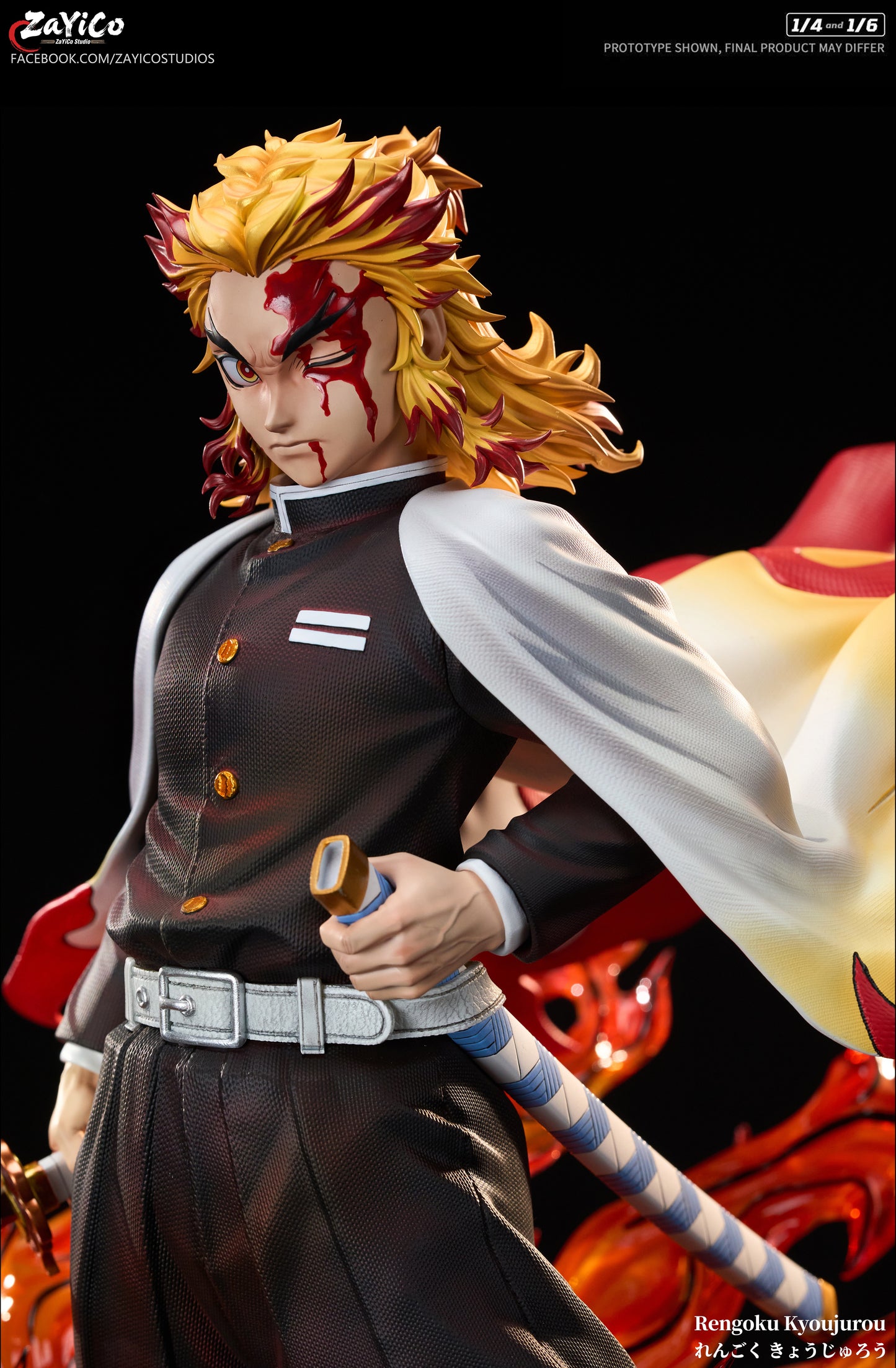 ZAYICO STUDIO – DEMON STUDIO: HASHIRA SERIES 4. FLAME HASHIRA, KYOJURO RENGOKU [PRE-ORDER]
