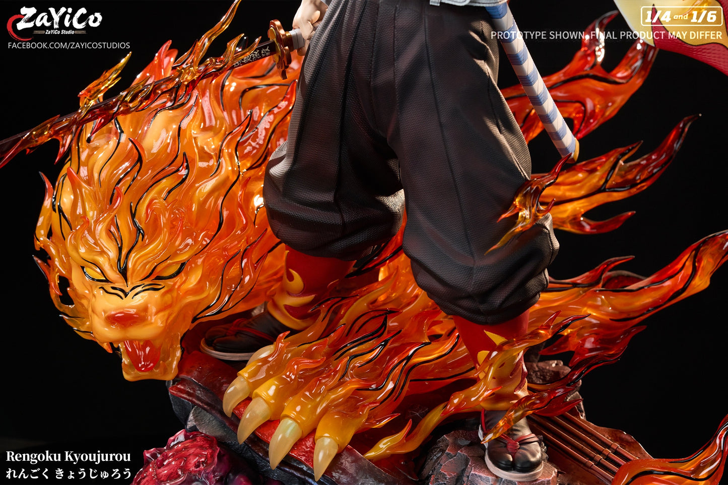ZAYICO STUDIO – DEMON STUDIO: HASHIRA SERIES 4. FLAME HASHIRA, KYOJURO RENGOKU [PRE-ORDER]